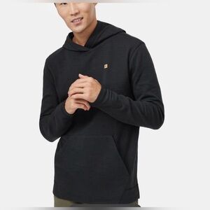 Tentree Rideau Hoodie Pullover Black Organic Cotton Size Small